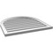 Ekena Millwork Round Top Surface Mount PVC Gable Vent: Functional, w/ 2"W x 1-1/2"P Brickmould Frame, 30"W x 30"H GVPRT30X3002SF - alternate 3